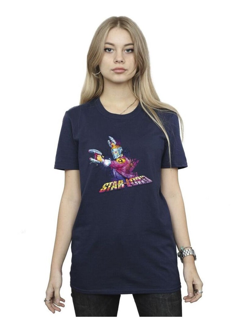 Marvel - T-shirt GUARDIANS OF THE GALAXY Bleu marine - Kiabi