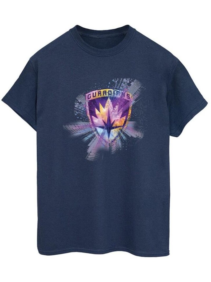 Marvel - T-shirt GUARDIANS OF THE GALAXY Bleu marine - Kiabi