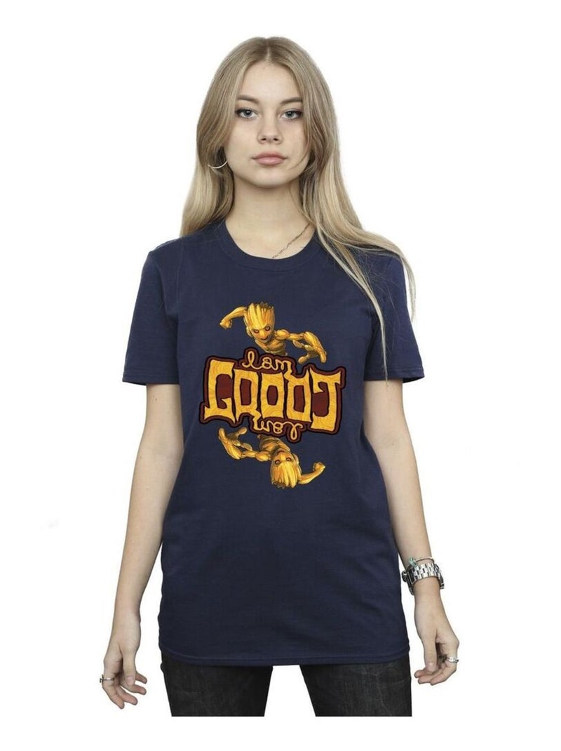 Marvel - T-shirt GUARDIANS OF THE GALAXY Bleu marine - Kiabi