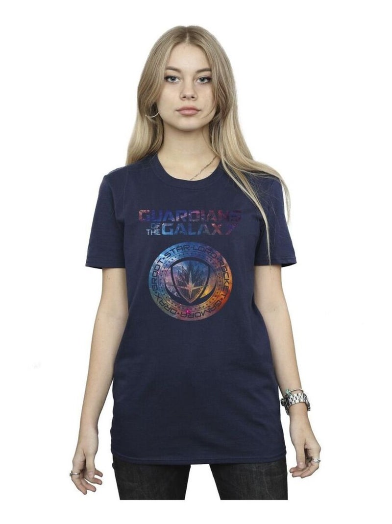 Marvel - T-shirt GUARDIANS OF THE GALAXY Bleu marine - Kiabi
