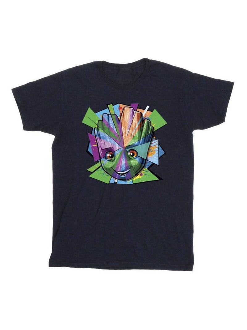 Marvel - T-shirt GUARDIANS OF THE GALAXY Bleu marine - Kiabi
