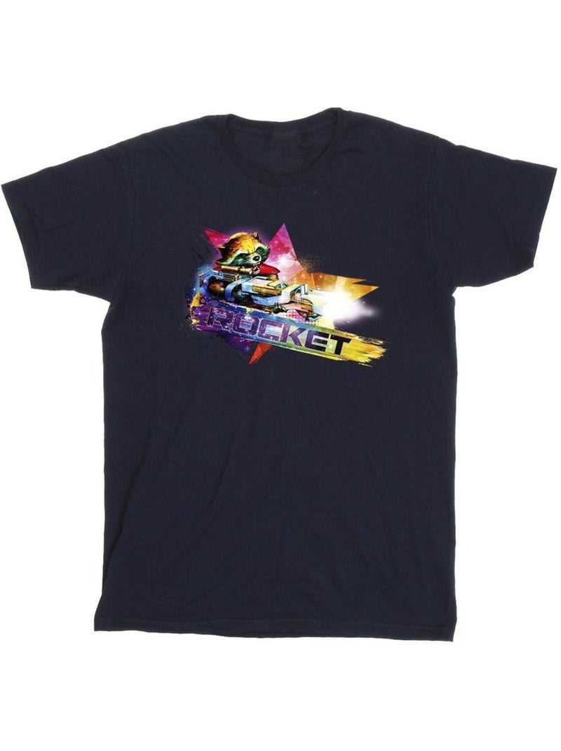 Marvel - T-shirt GUARDIANS OF THE GALAXY Bleu marine - Kiabi