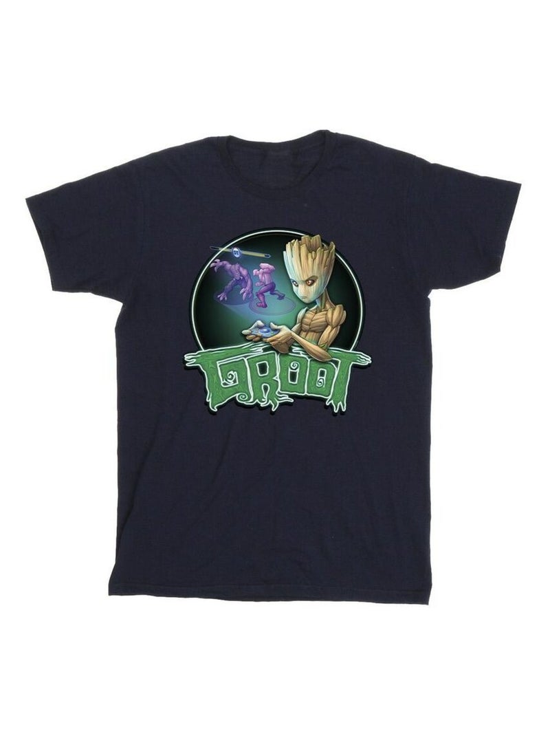 Marvel - T-shirt GUARDIANS OF THE GALAXY Bleu marine - Kiabi