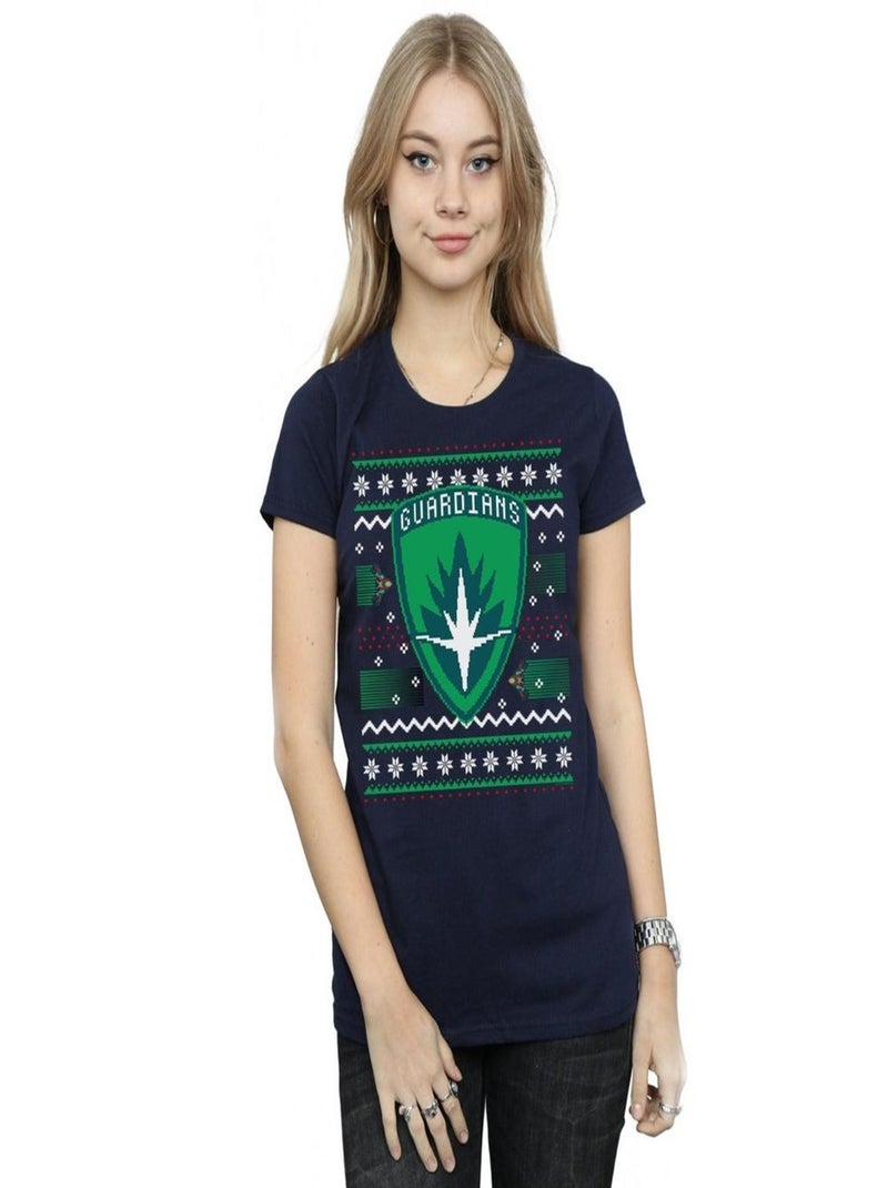 Marvel - T-shirt GUARDIANS OF THE GALAXY Bleu marine - Kiabi