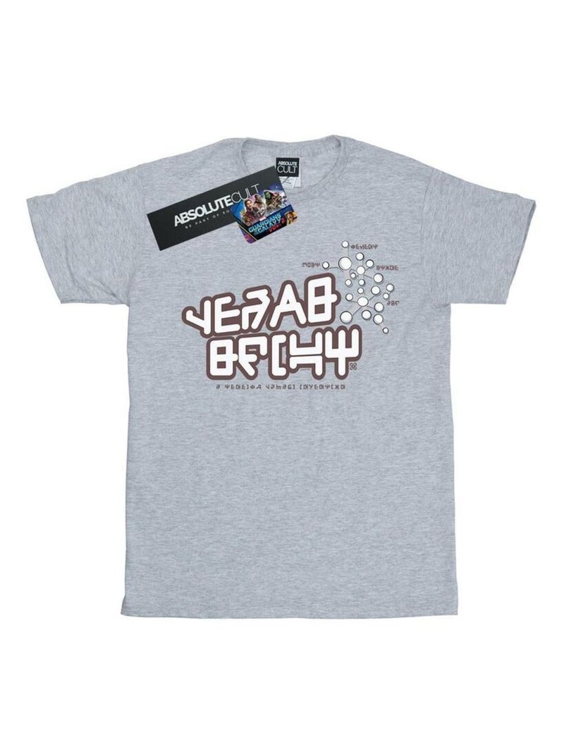 Marvel - T-shirt GUARDIANS OF THE GALAXY Gris chiné - Kiabi