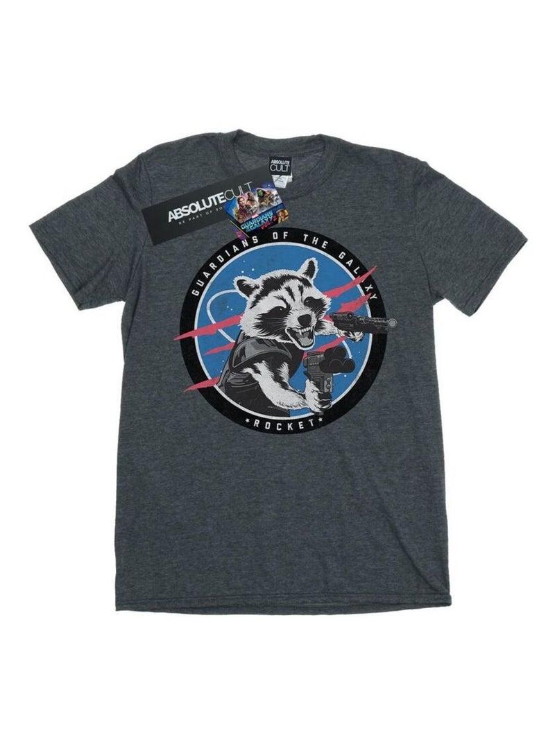 Marvel - T-shirt GUARDIANS OF THE GALAXY Gris foncé - Kiabi