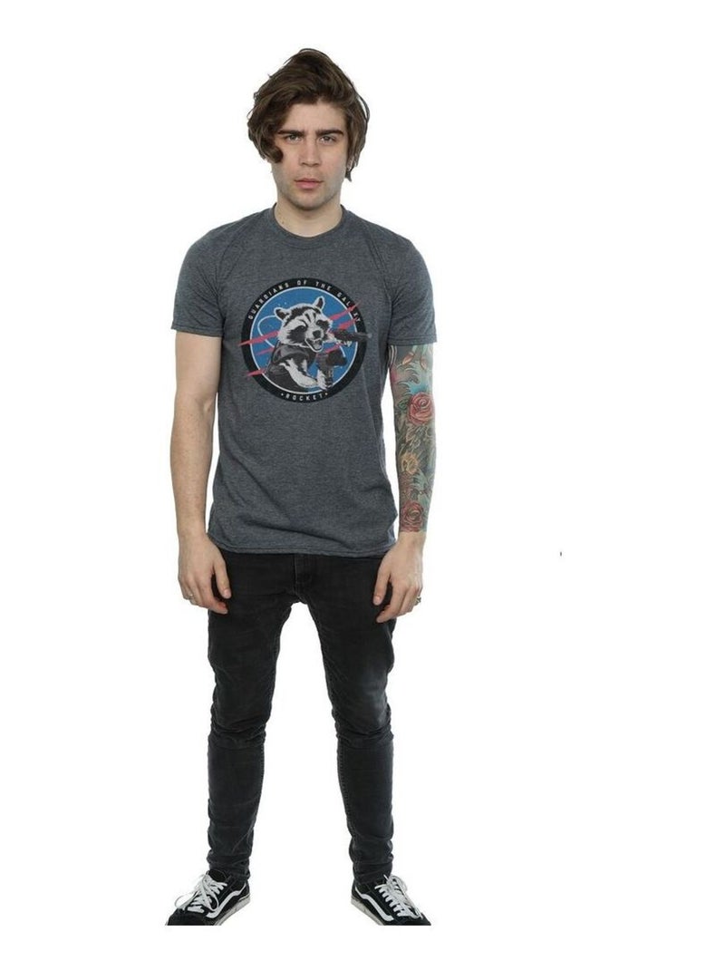 Marvel - T-shirt GUARDIANS OF THE GALAXY Gris foncé - Kiabi