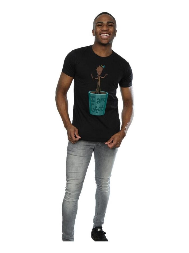 Marvel - T-shirt GUARDIANS OF THE GALAXY Noir - Kiabi
