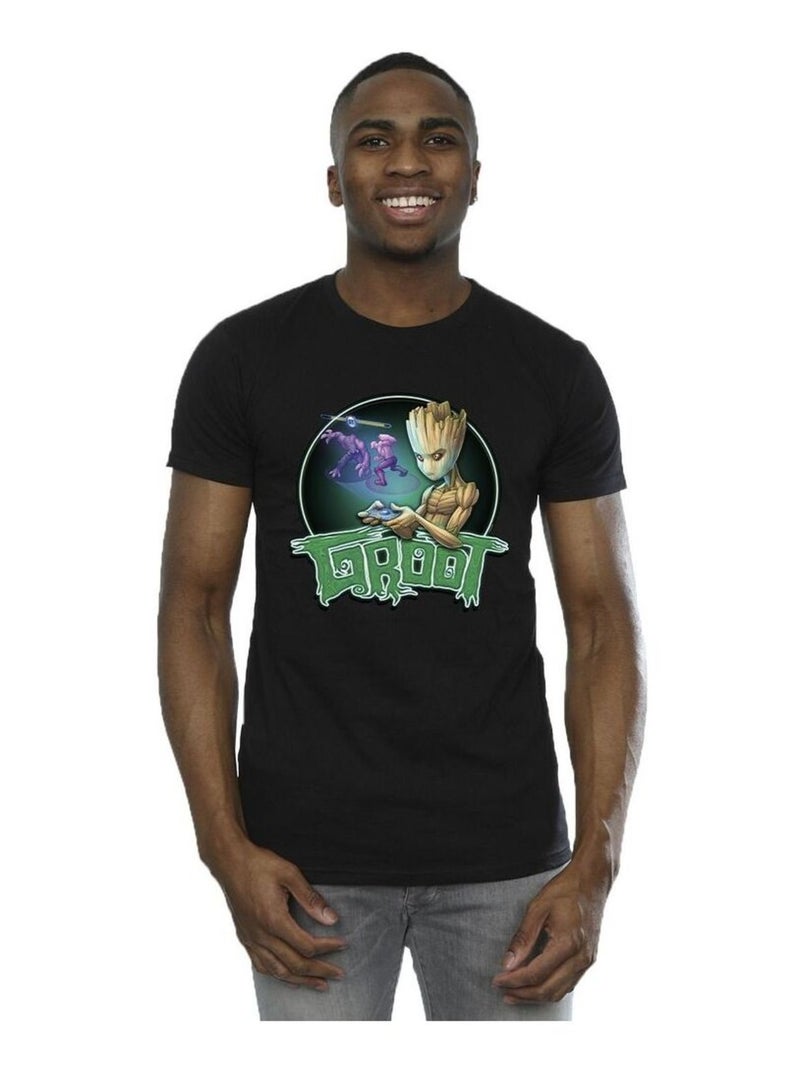 Marvel - T-shirt GUARDIANS OF THE GALAXY Noir - Kiabi