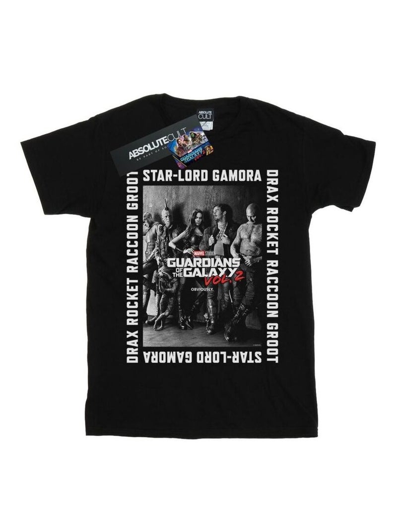 Marvel - T-shirt GUARDIANS OF THE GALAXY Noir - Kiabi