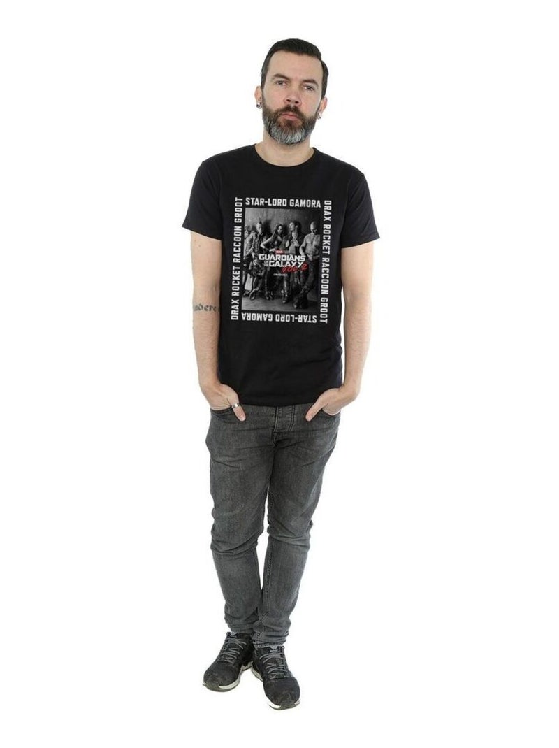 Marvel - T-shirt GUARDIANS OF THE GALAXY Noir - Kiabi