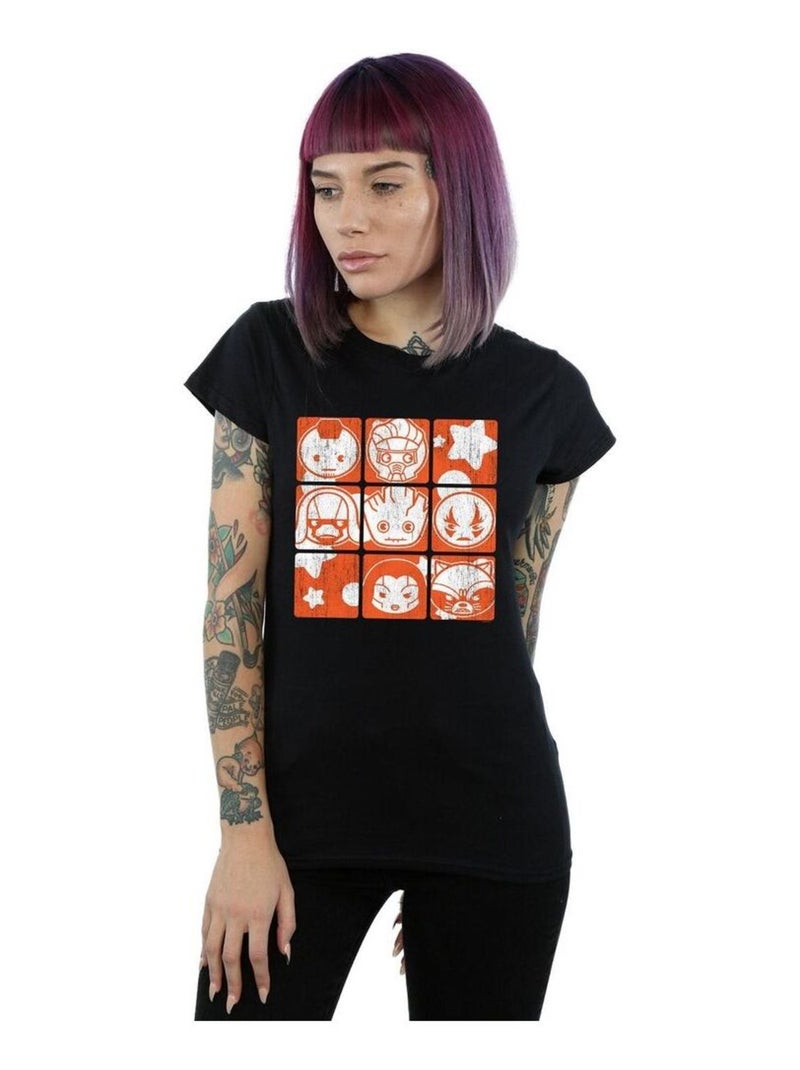 Marvel - T-shirt GUARDIANS OF THE GALAXY Noir - Kiabi