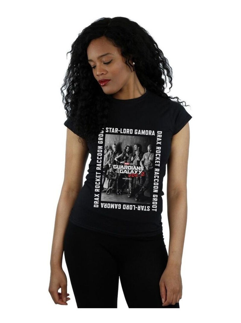 Marvel - T-shirt GUARDIANS OF THE GALAXY Noir - Kiabi