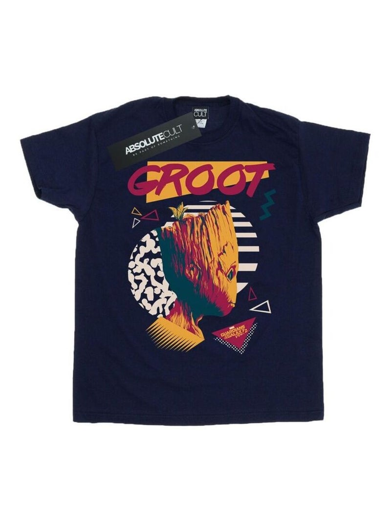 Marvel - T-shirt GUARDIANS OF THE GALAXY VOL. 80S Bleu marine - Kiabi