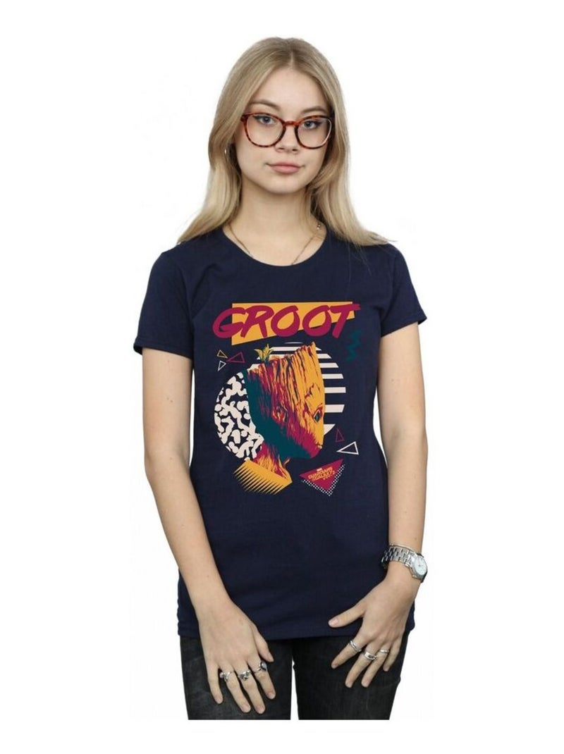 Marvel - T-shirt GUARDIANS OF THE GALAXY VOL. 80S Bleu marine - Kiabi