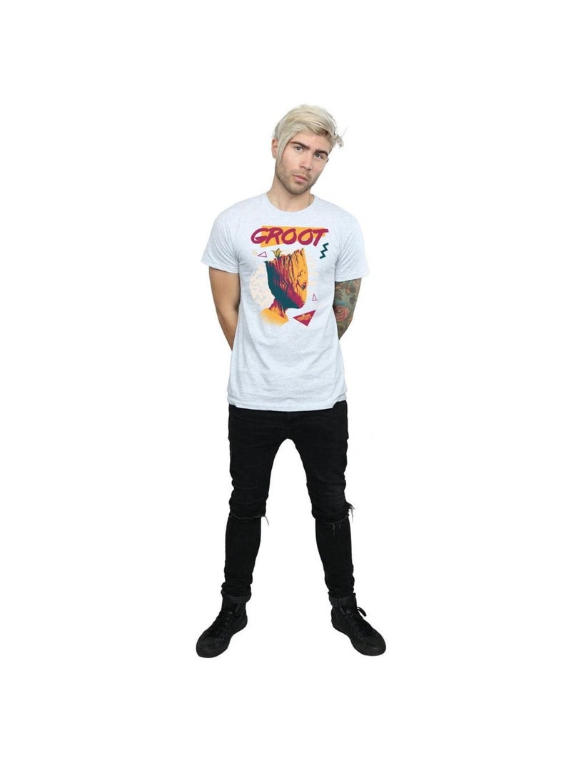 Marvel - T-shirt GUARDIANS OF THE GALAXY VOL. 80S Gris chiné - Kiabi