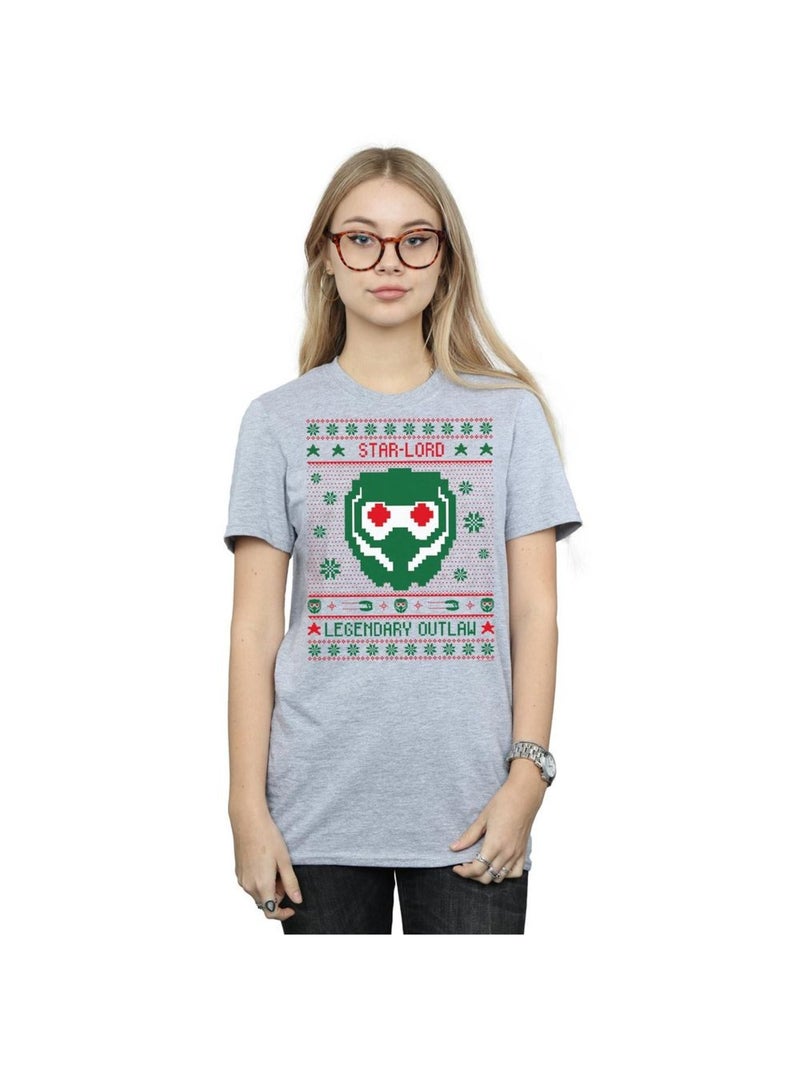 Marvel - T-shirt GUARDIANS OF THE GALAXY VOL. Gris chiné - Kiabi
