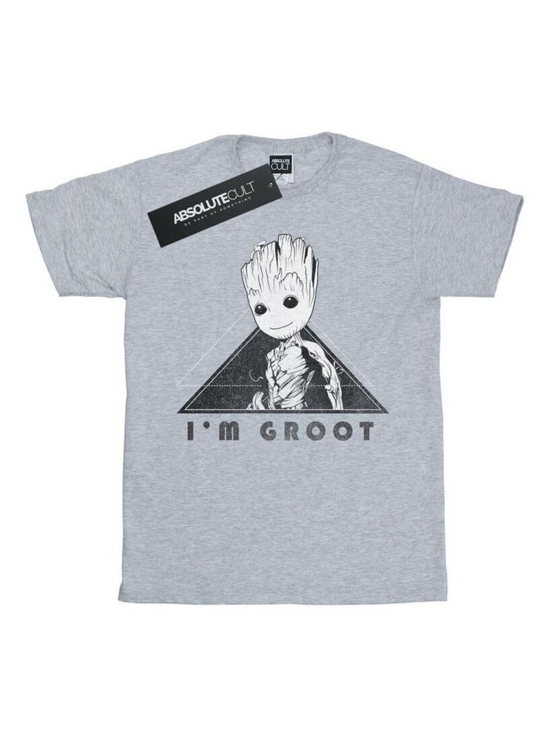 Marvel - T-shirt GUARDIANS OF THE GALAXY VOL. Gris chiné - Kiabi