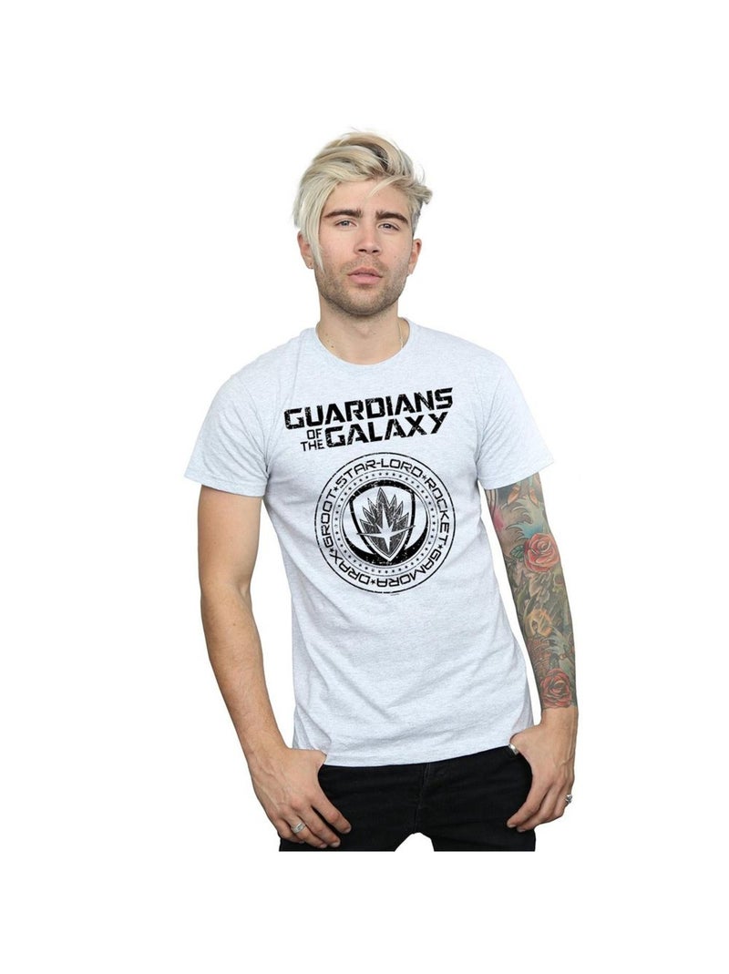 Marvel - T-shirt GUARDIANS OF THE GALAXY VOL. Gris chiné - Kiabi
