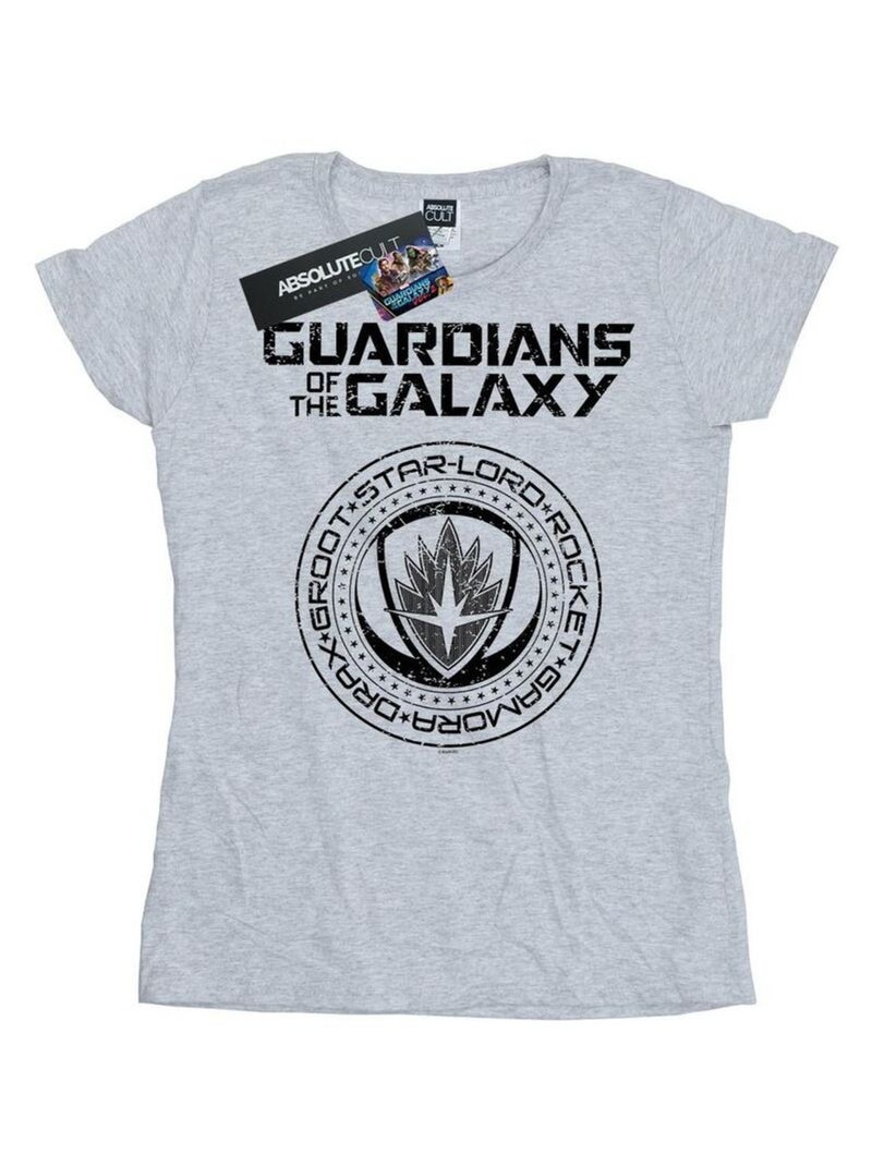 Marvel - T-shirt GUARDIANS OF THE GALAXY VOL. Gris chiné - Kiabi