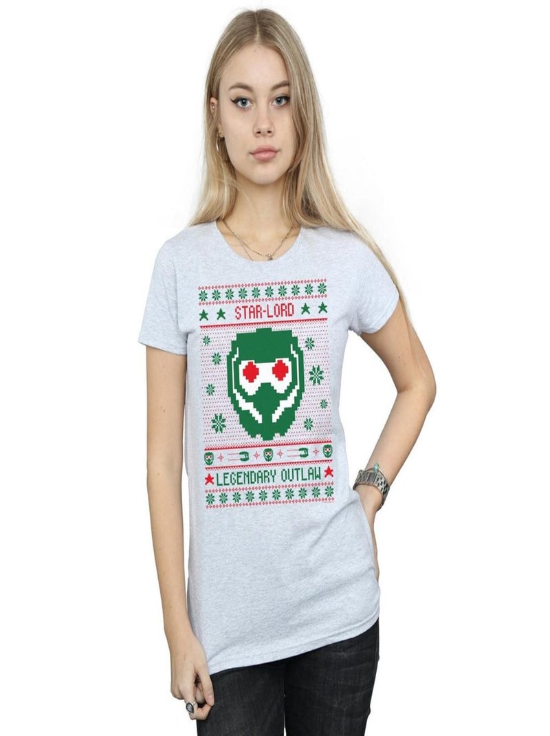 Marvel - T-shirt GUARDIANS OF THE GALAXY VOL. Gris chiné - Kiabi