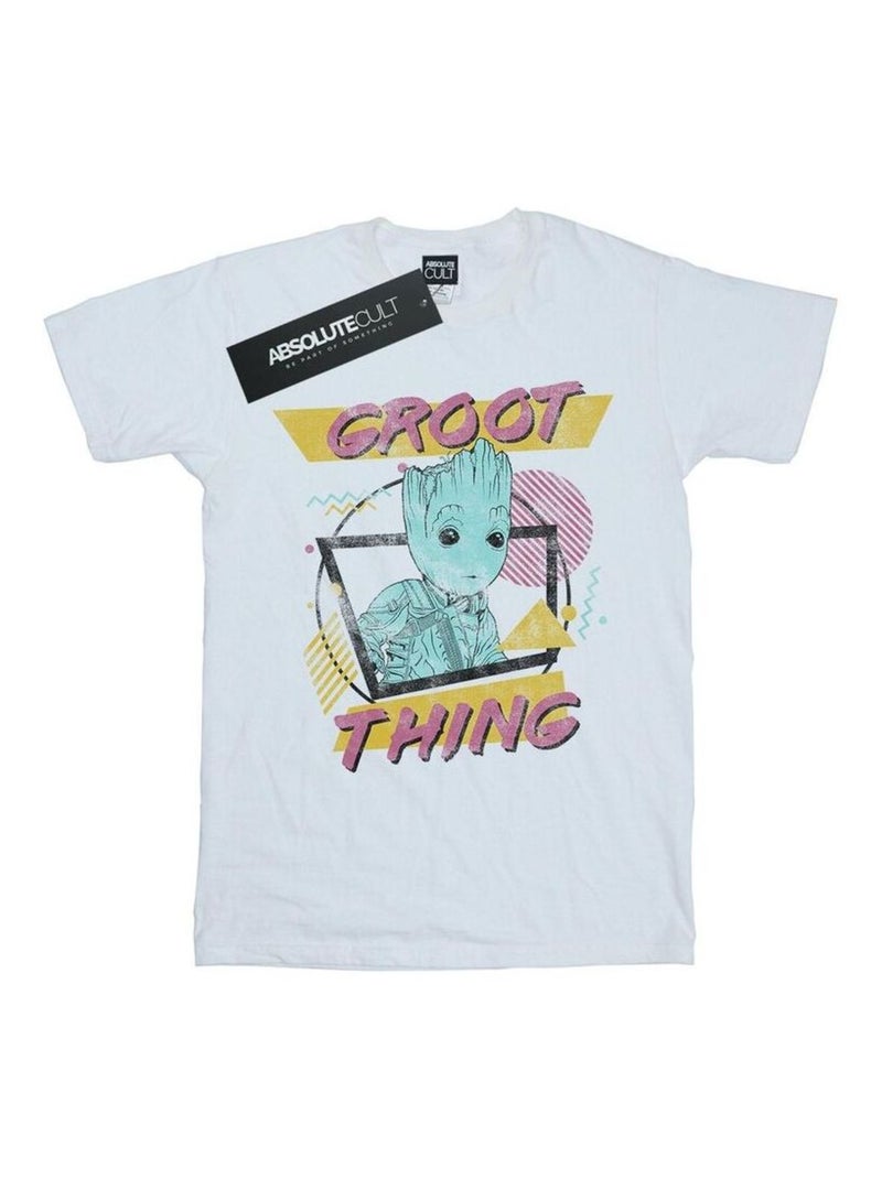 Marvel - T-shirt GUARDIANS OF THE GALAXY VOL. GROOT THING Blanc - Kiabi