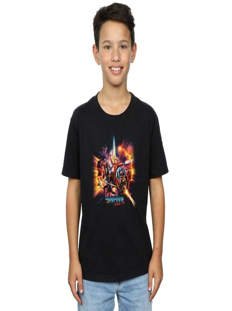 Marvel - T-shirt GUARDIANS OF THE GALAXY VOL. Noir - Kiabi