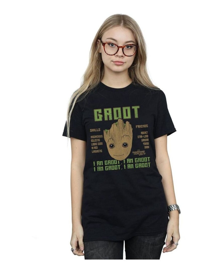 Marvel - T-shirt GUARDIANS OF THE GALAXY VOL. SKILLS Noir - Kiabi
