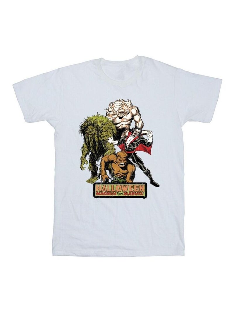 Marvel - T-shirt HALLOWEEN Blanc - Kiabi