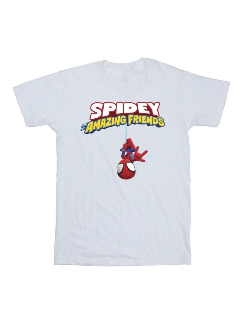 Marvel - T-shirt HANGING UPSIDE DOWN Blanc - Kiabi