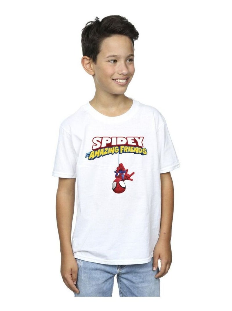 Marvel - T-shirt HANGING UPSIDE DOWN Blanc - Kiabi