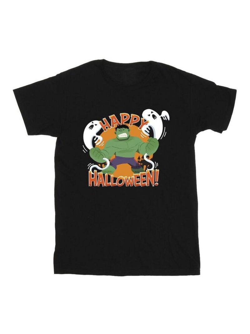 Marvel - T-shirt HAPPY HALLOWEEN Noir - Kiabi