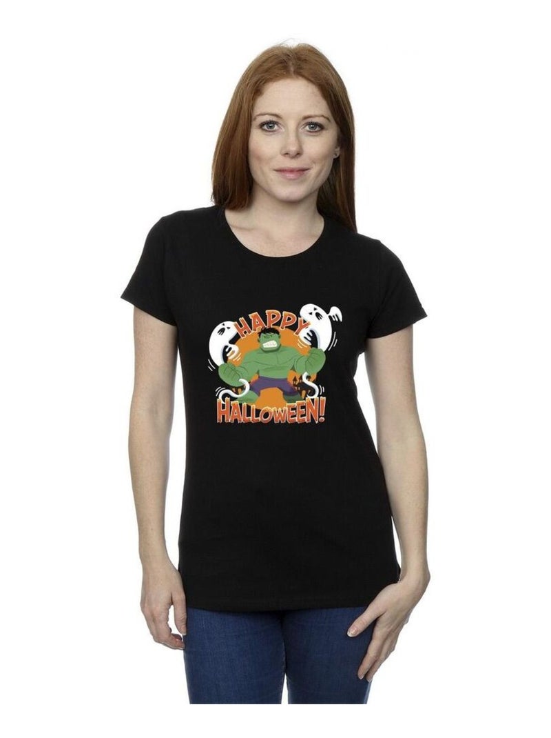 Marvel - T-shirt HAPPY HALLOWEEN Noir - Kiabi
