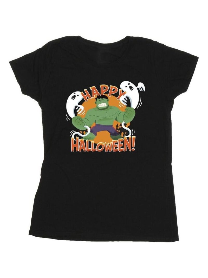 Marvel - T-shirt HAPPY HALLOWEEN Noir - Kiabi