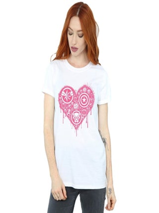 Marvel - T-shirt HEART AVENGERS