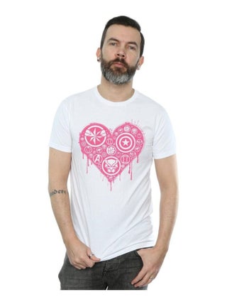 Marvel - T-shirt HEART AVENGERS