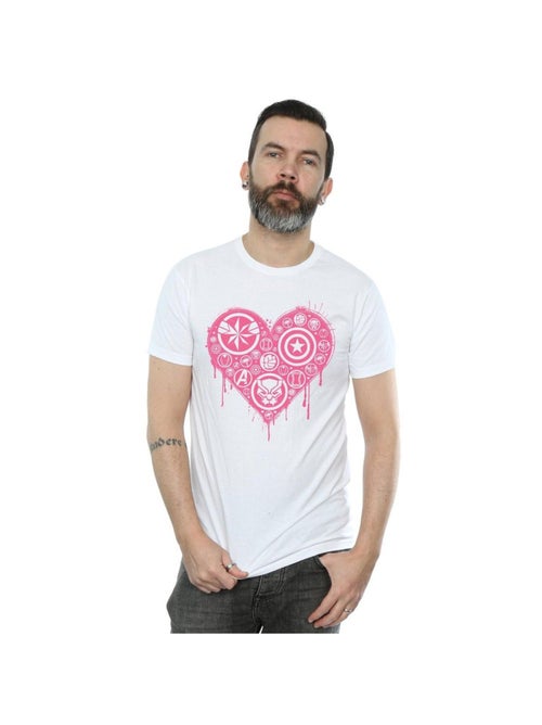 Marvel - T-shirt HEART AVENGERS - Kiabi