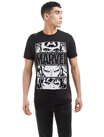 Marvel - T-shirt HEROES EYES (Captain America, Hulk, Iron Man)