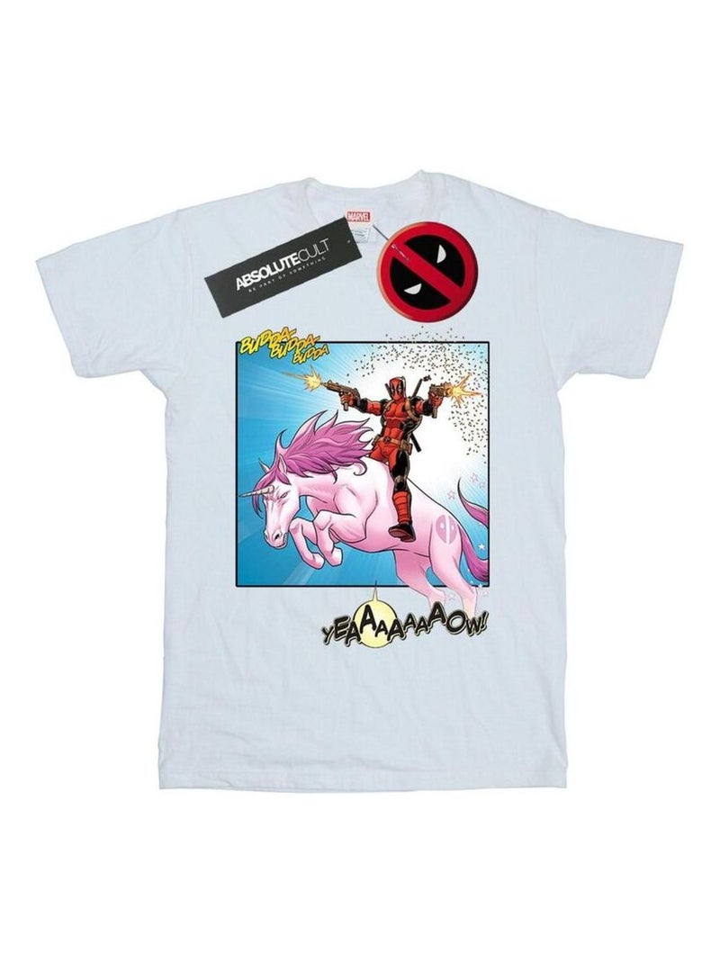 Marvel - T-shirt HEY YOU Blanc - Kiabi