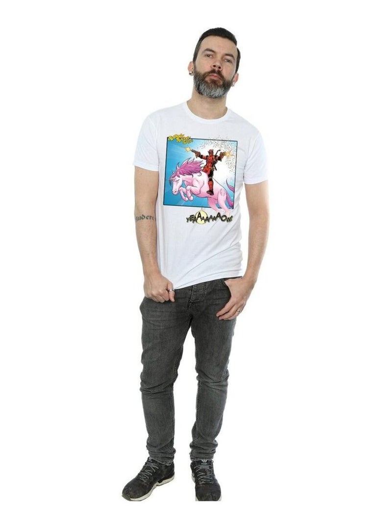 Marvel - T-shirt HEY YOU Blanc - Kiabi