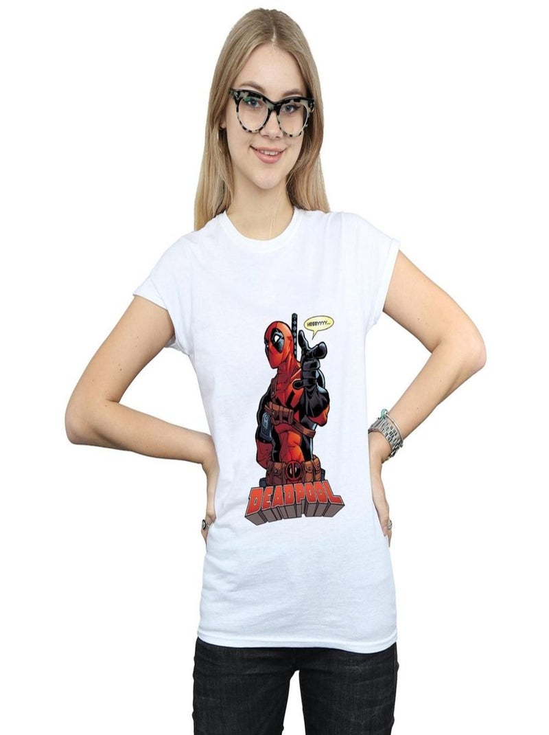 Marvel - T-shirt HEY YOU Blanc - Kiabi