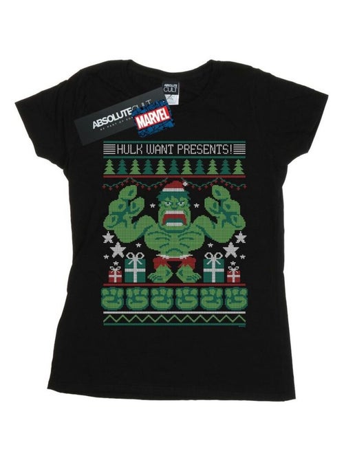 Marvel - T-shirt HULK WANT PRESENTS - Kiabi Marvel - T-shirt HULK WANT PRESENTS - Kiabi