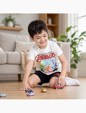 Marvel - T-shirt imprimé avec short assorti