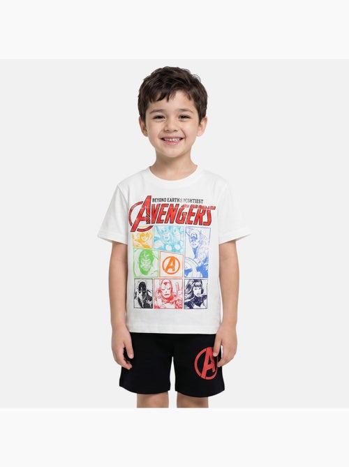 Marvel - T-shirt imprimé avec short assorti - Kiabi
