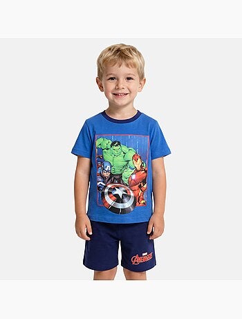 Marvel - T-shirt imprimé avec short assorti