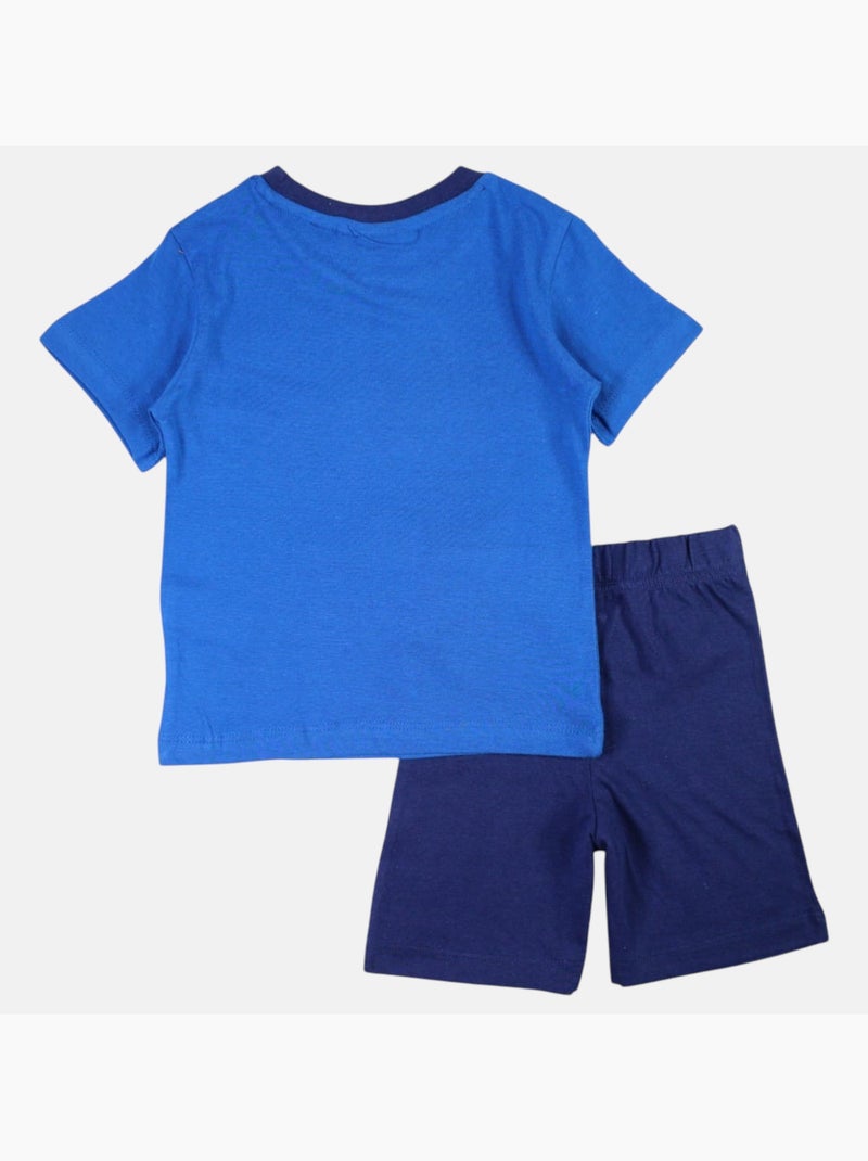 Marvel - T-shirt imprimé avec short assorti Bleu - Kiabi
