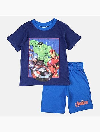 Marvel - T-shirt imprimé avec short assorti