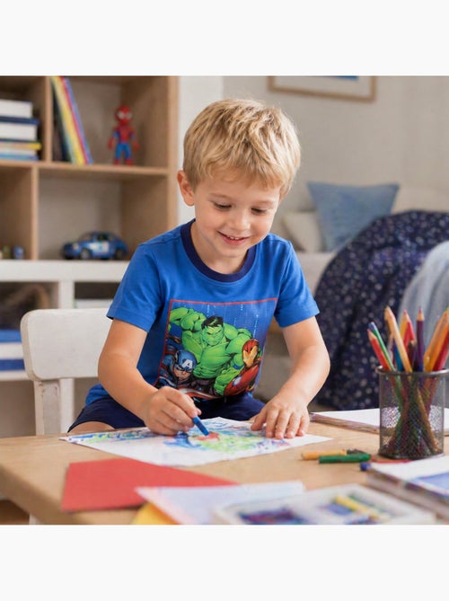 Marvel - T-shirt imprimé avec short assorti - Kiabi