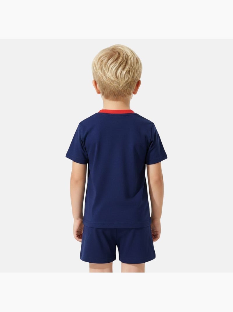 Marvel - T-shirt imprimé avec short assorti Bleu marine - Kiabi