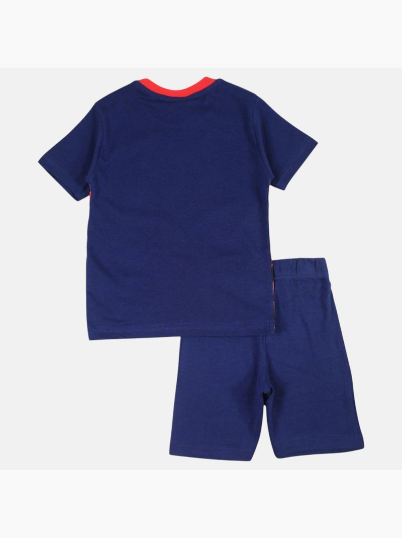 Marvel - T-shirt imprimé avec short assorti Bleu marine - Kiabi